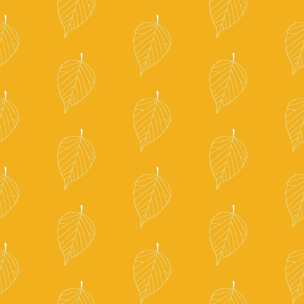 Abstract Seamless Pattern Background with Falling Autumn Leaves vector