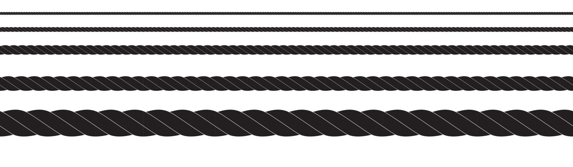 Black Rope Vector Art, Icons, and Graphics for Free Download