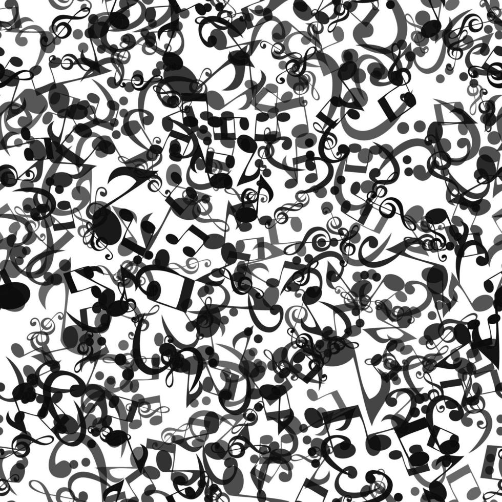 Musical notes. Seamless pattern. Jazz Day Background vector