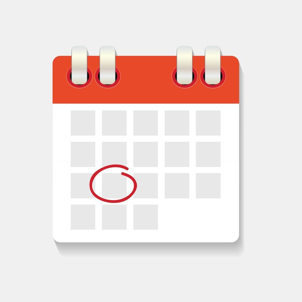 Calendar and clock icon. Concept of Schedule, appointment. vector