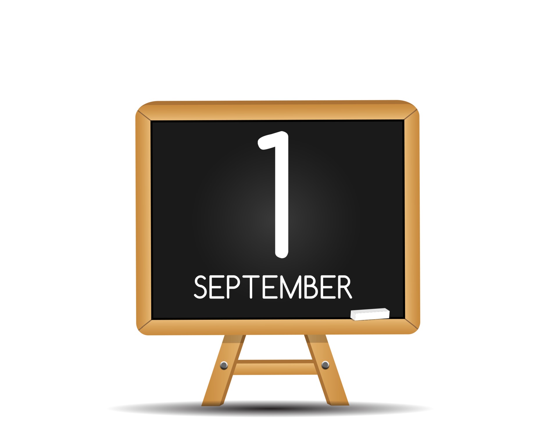Calendar Icon of 1 September. Vector Illustration 3355957 Vector Art at