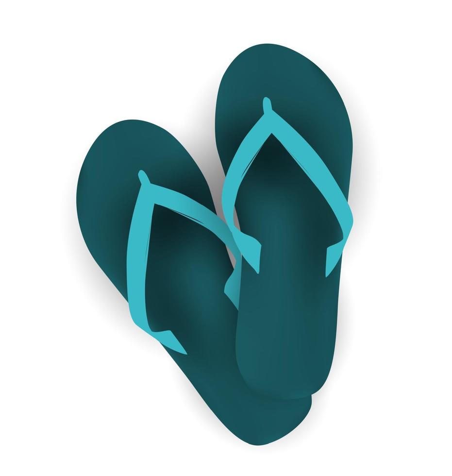 Beach Flip Flop Icon vector