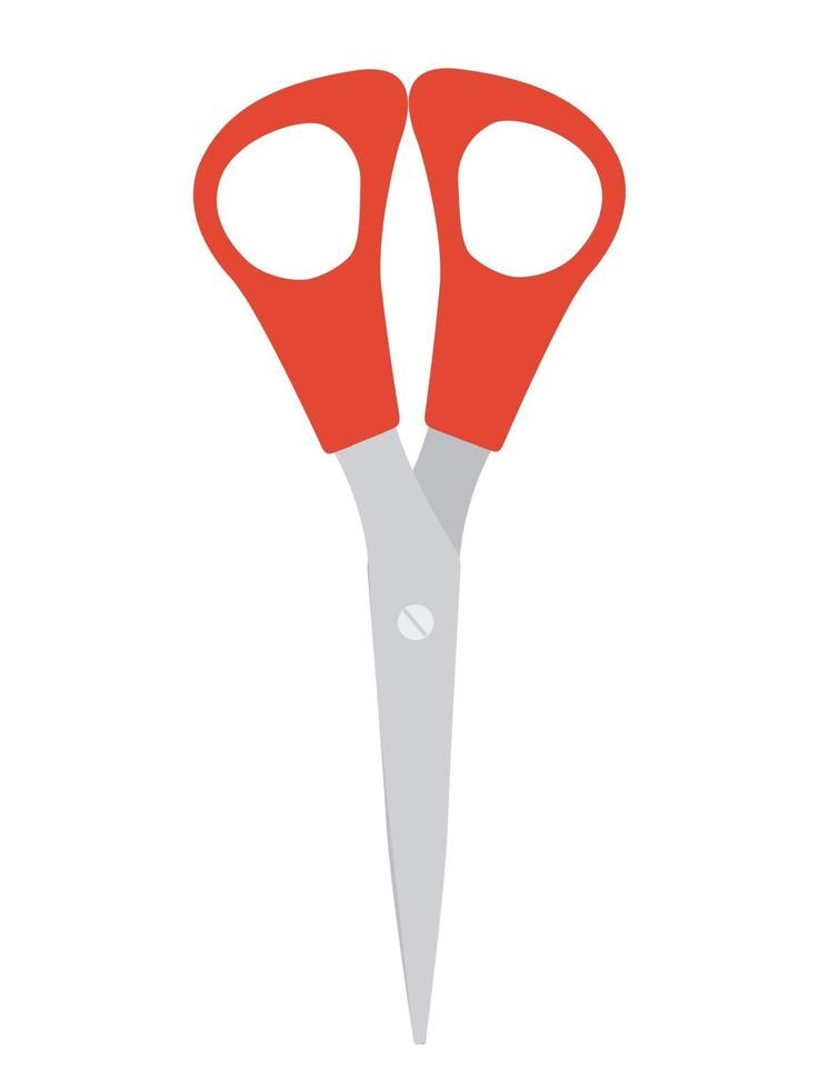 Scissors Icon isolated on white background.  Vector Illustration