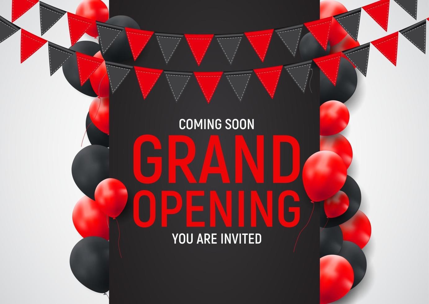 Grand opening concept. Vector Illustration