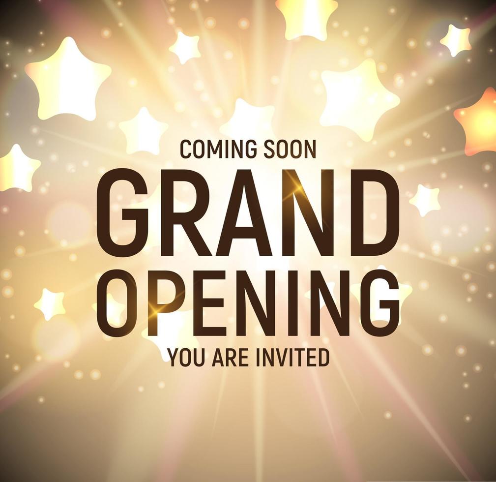 Grand opening concept. Vector Illustration