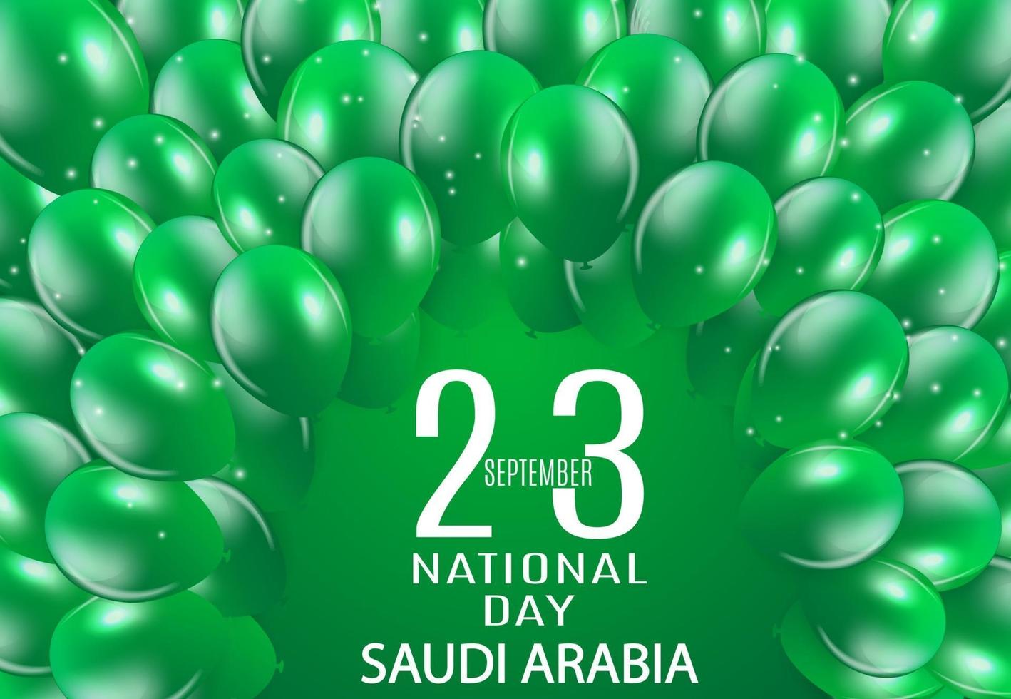 día nacional de arabia saudita 23 de septiembre día de la independencia vector