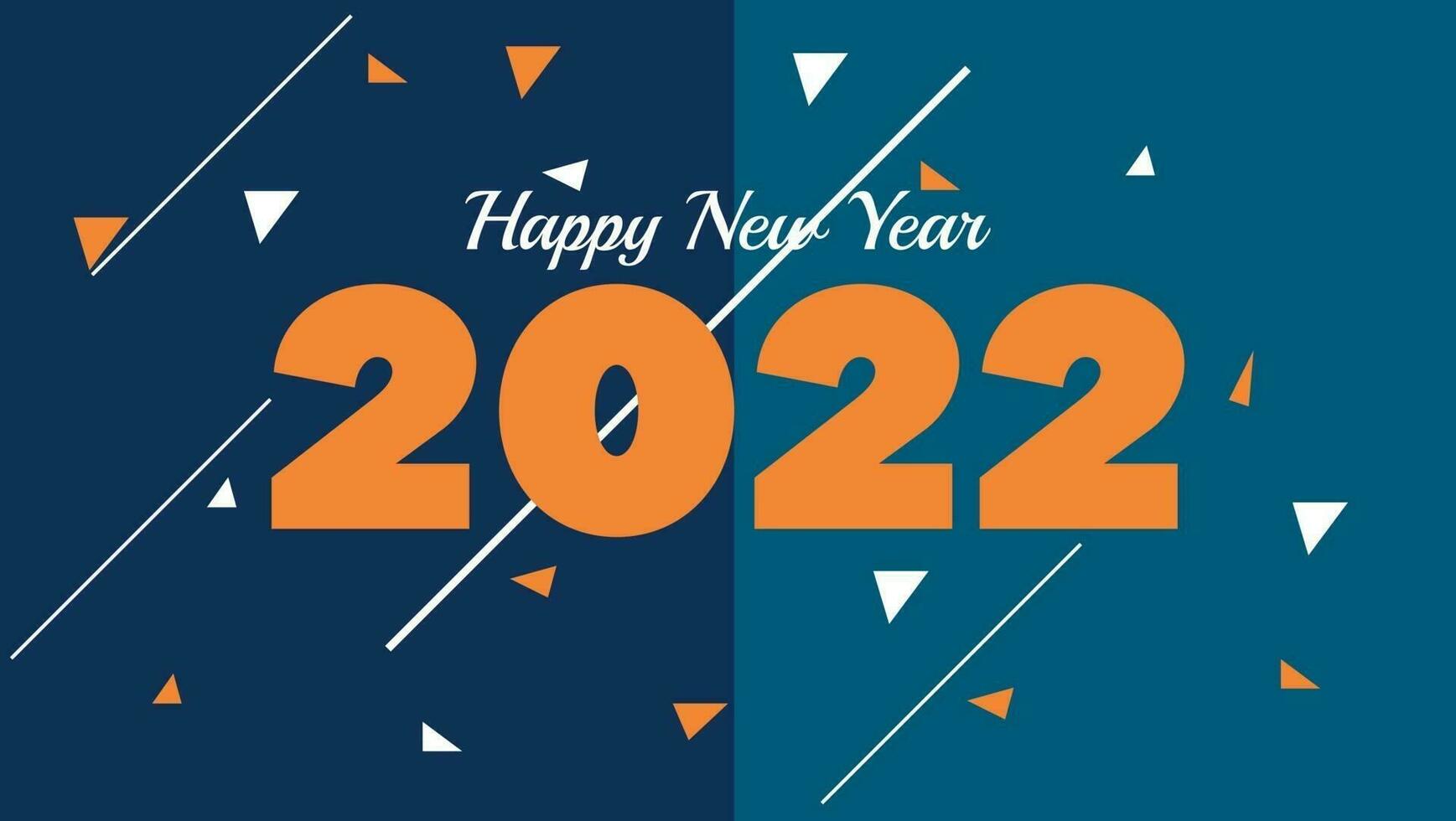 feliz año nuevo 2022 banner background vector