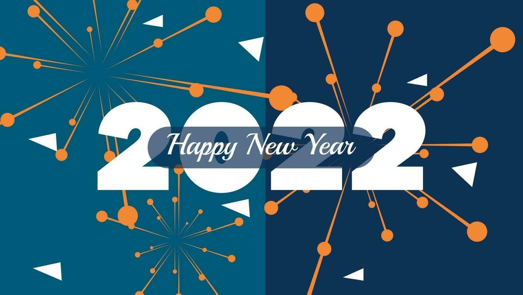 happy new year 2022 banner background vector