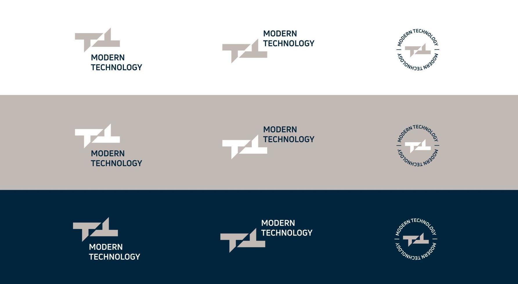 concepto de logotipo monograma tt vector