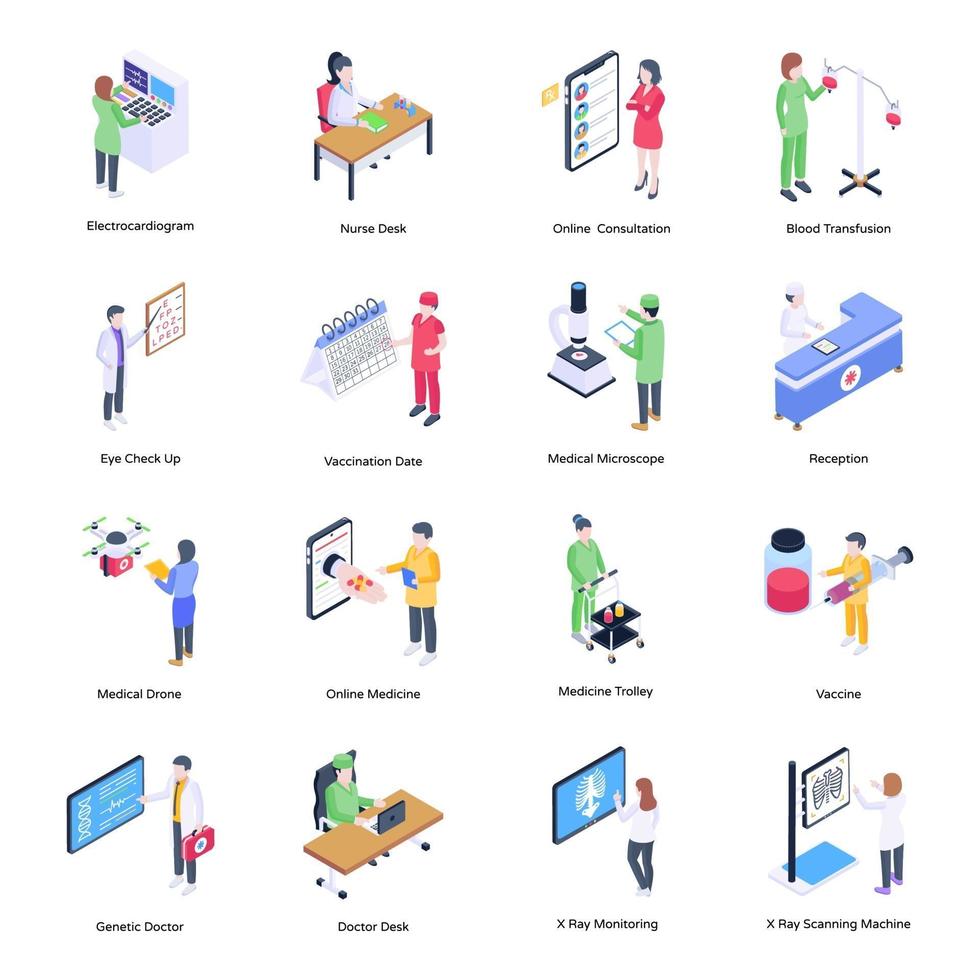 Illustrations of Medical Field vector