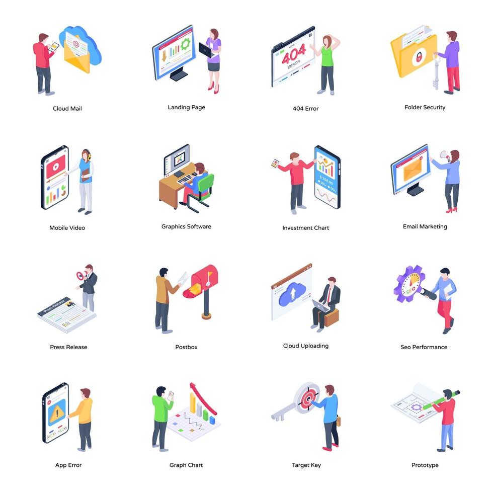 Analytics and Security vector