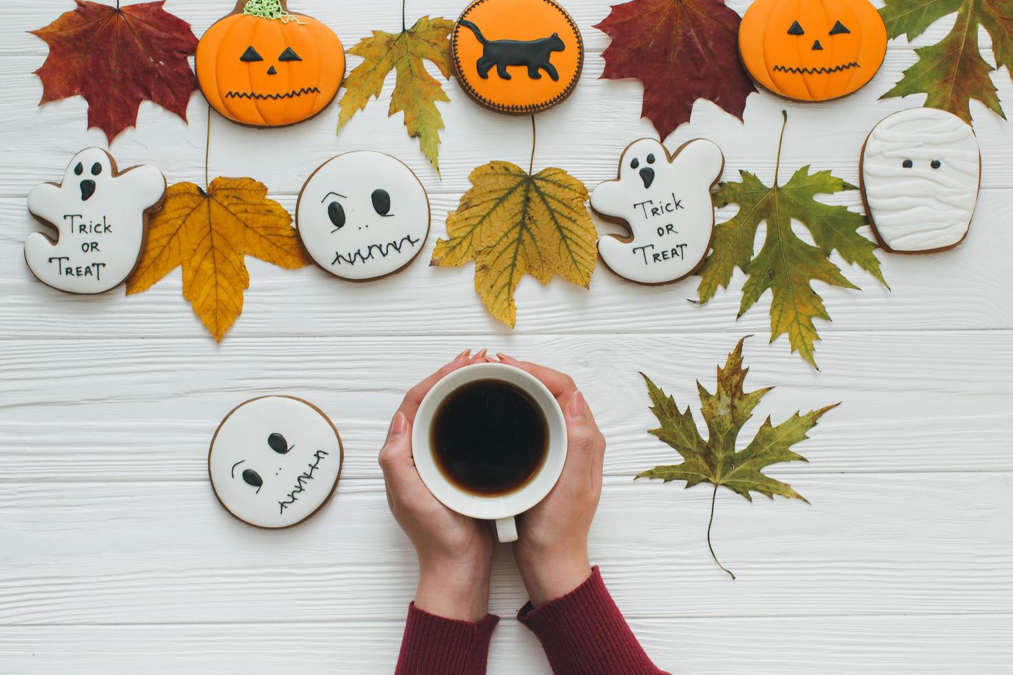 una preparación para halloween foto