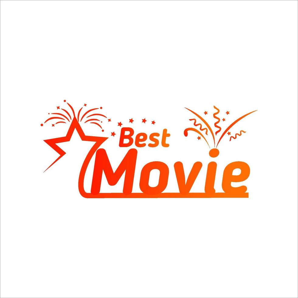 Best Movie Award Vector