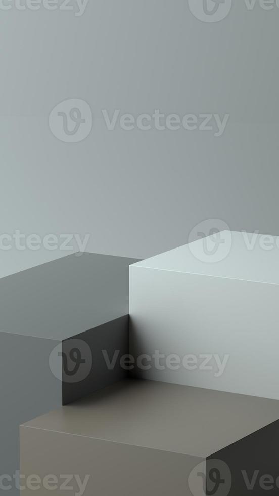 Clean minimal product stage with soft lighting for product promo photo