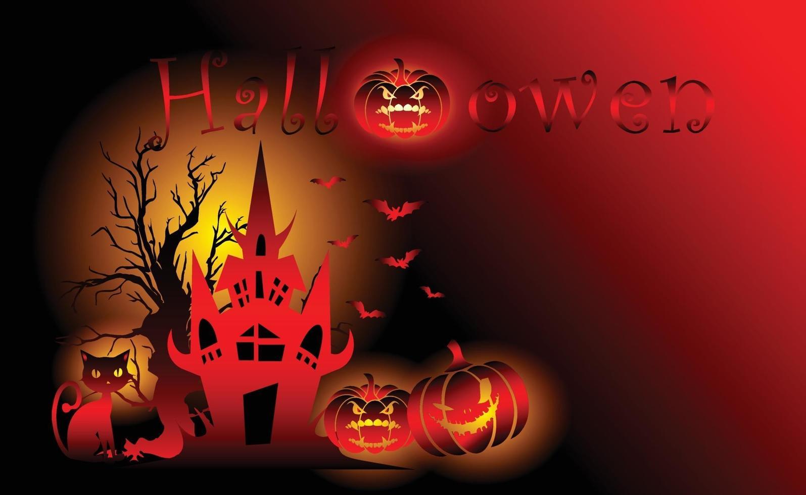 plantilla de halloween con fantasma de casa, gato y calabazas 3357970 Vector en Vecteezy plantilla de halloween con fantasma de casa, gato y calabazas 3357970 Vector en Vecteezy