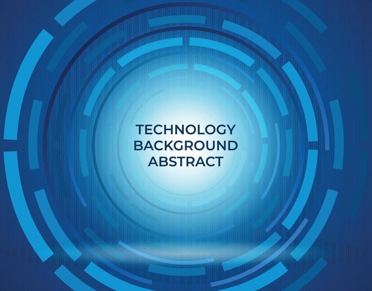 blue technology background. vector