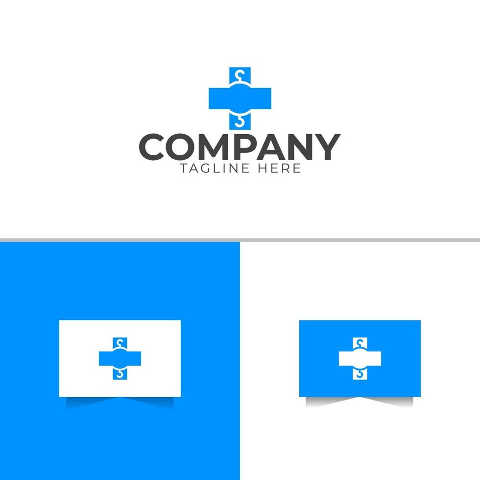 Medical Clothing Logo Design Template vector