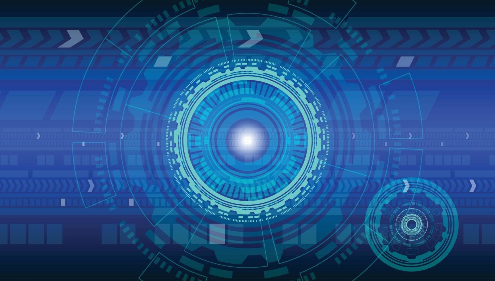 Technology Background with cogwheels vector