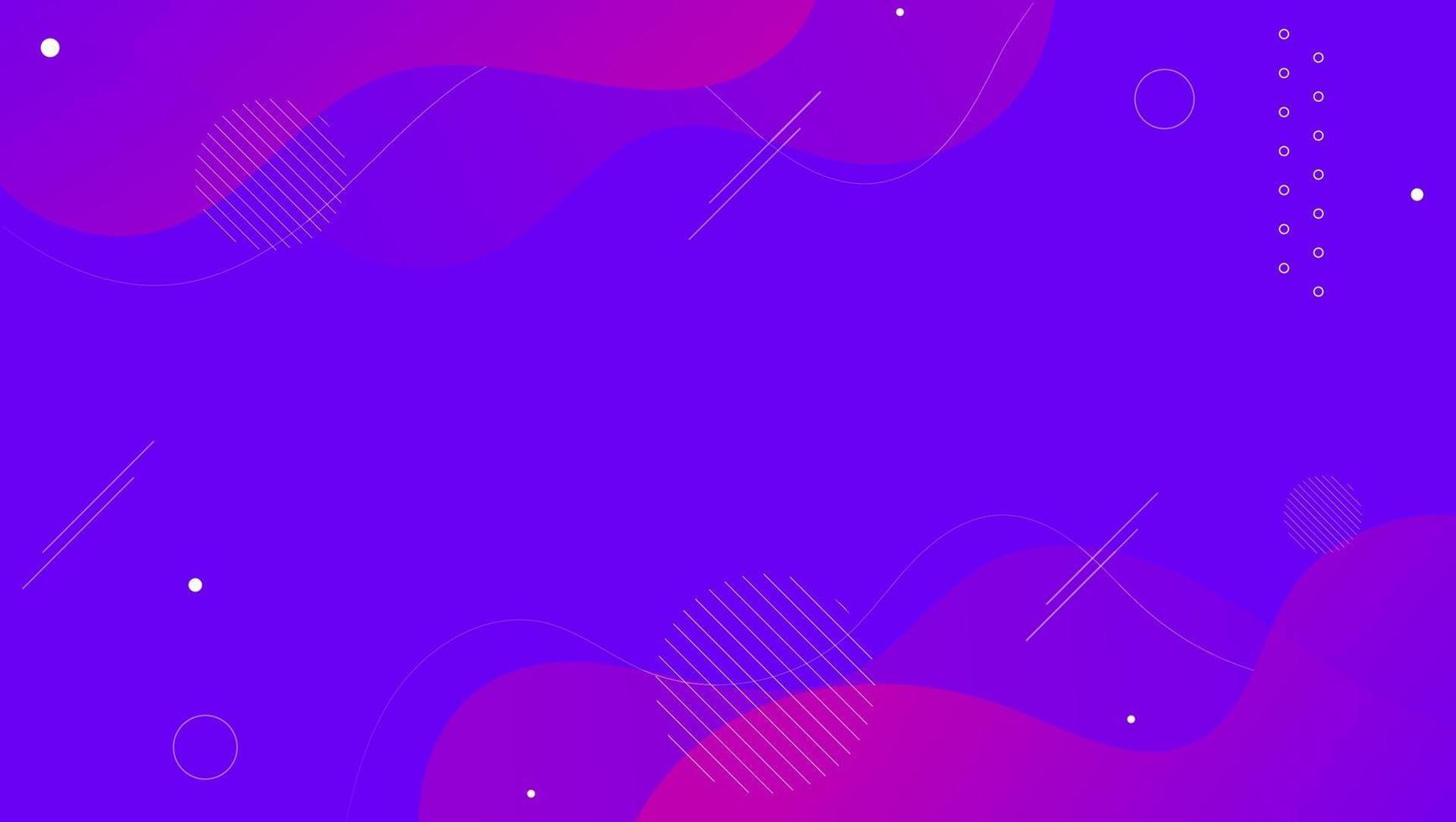 Diseño de fondo de onda líquida violeta dinámica abstracta moderna vector