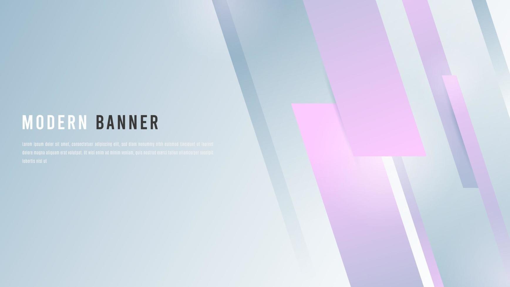 Modern Abstract Shine Stripes Gradient Pink And Blue Background vector