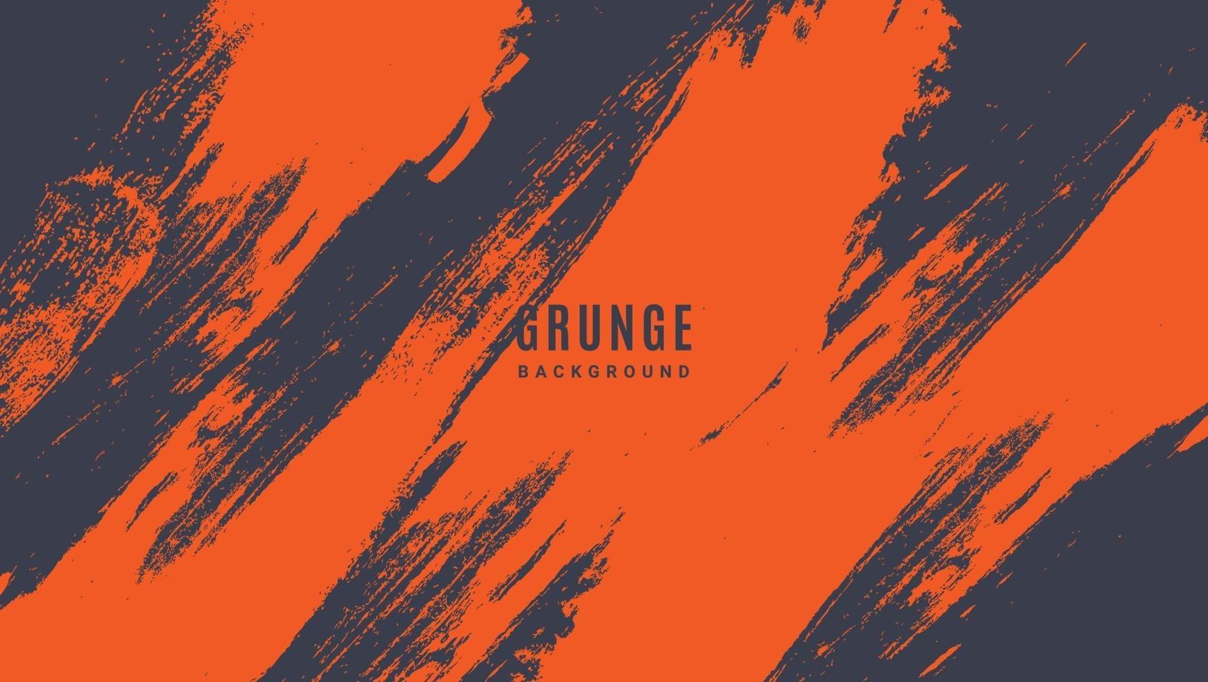 Plantilla de fondo de cero grunge naranja abstracta mínima vector