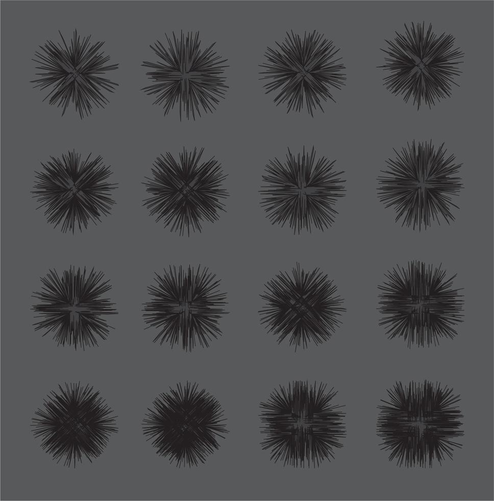 Black and White Hypnotic Background. Vector Illustration.