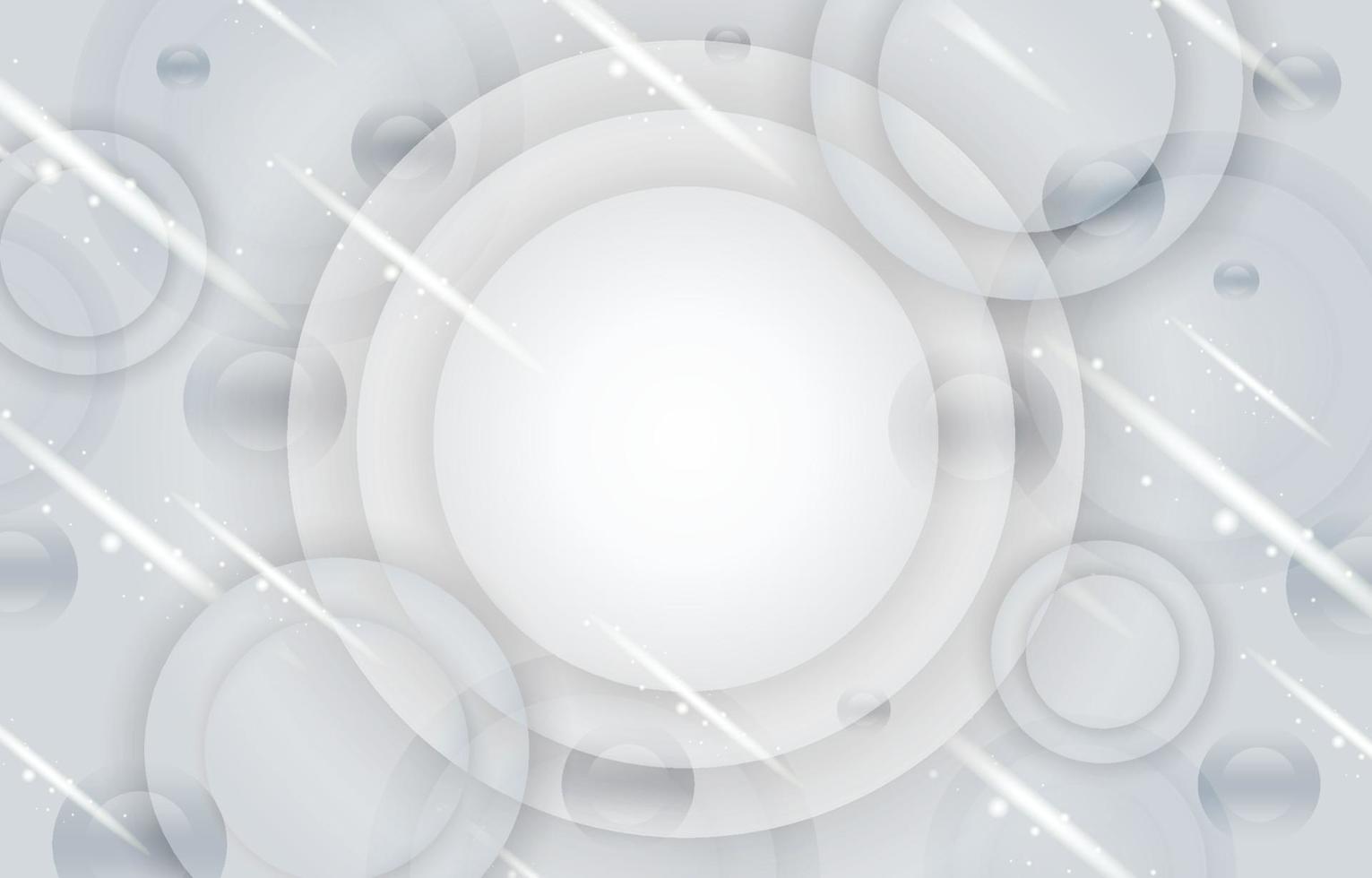 White Circle Background Template vector