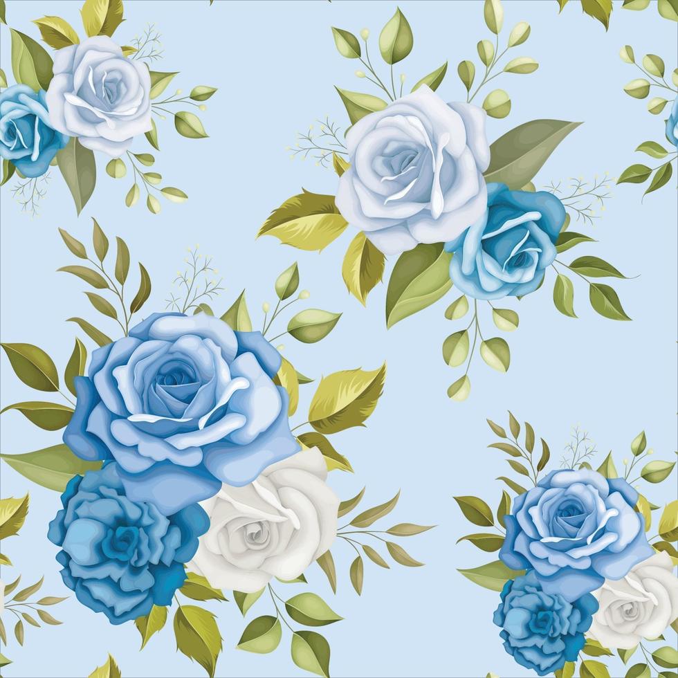 Beautiful floral seamless pattern vector