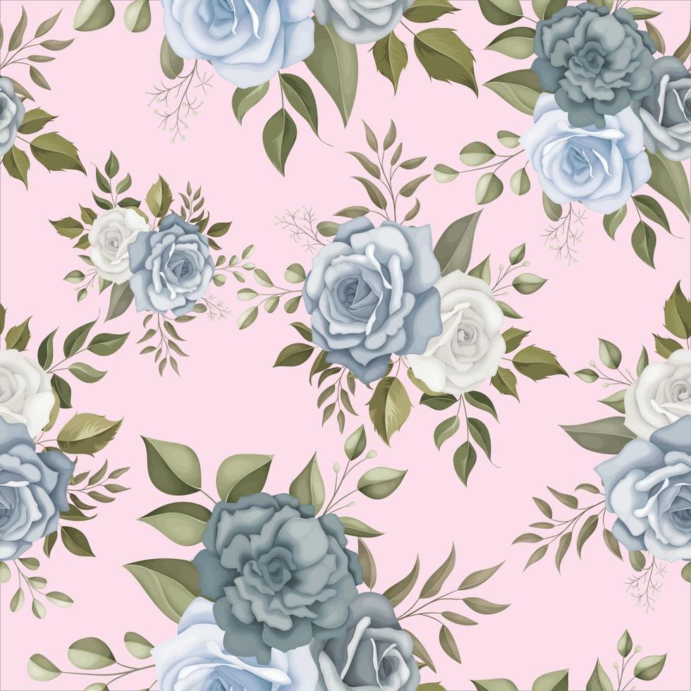 Elegant floral seamless pattern vector