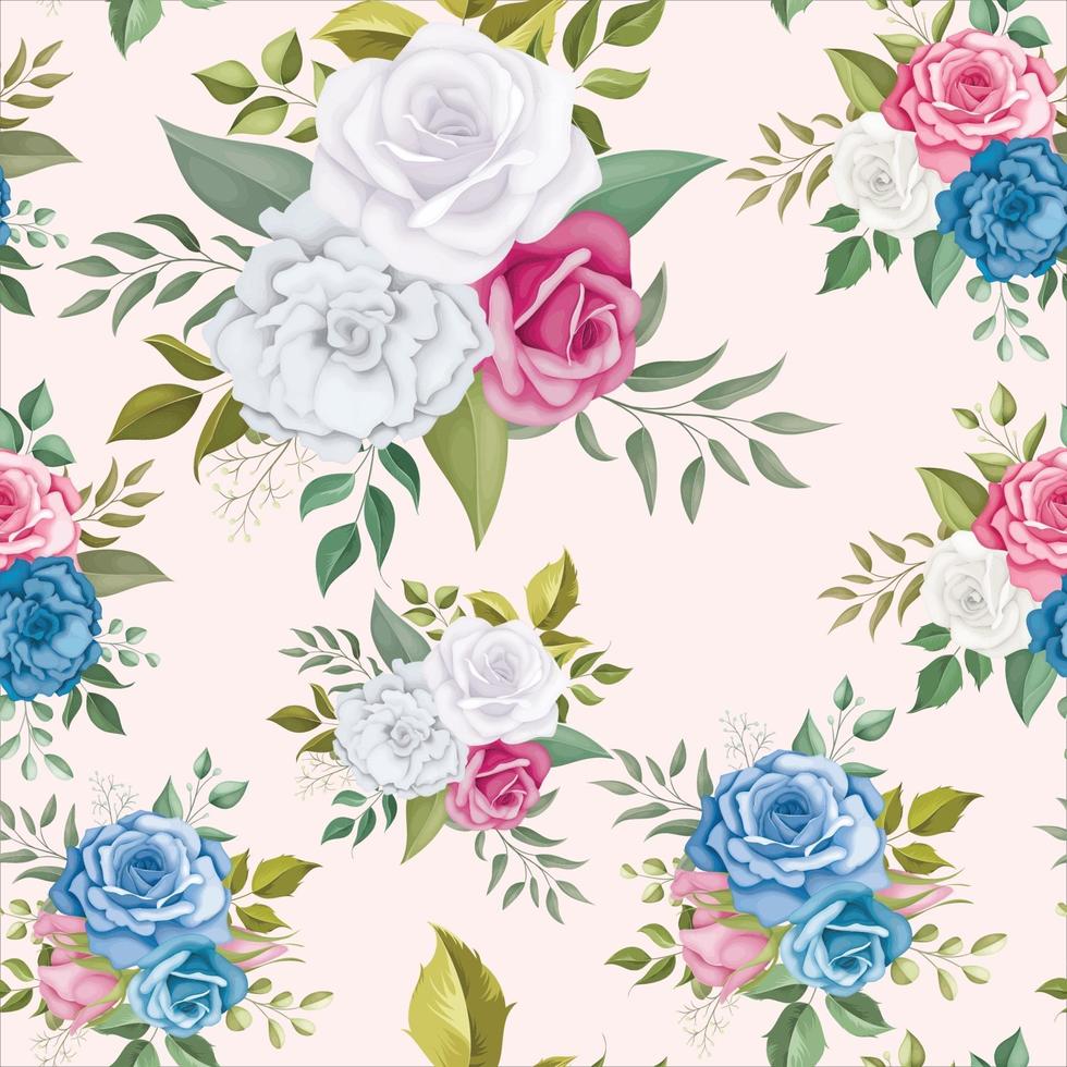 Beautiful hand drawn floral seamless pattern 3360699 Vector Art at Vecteezy