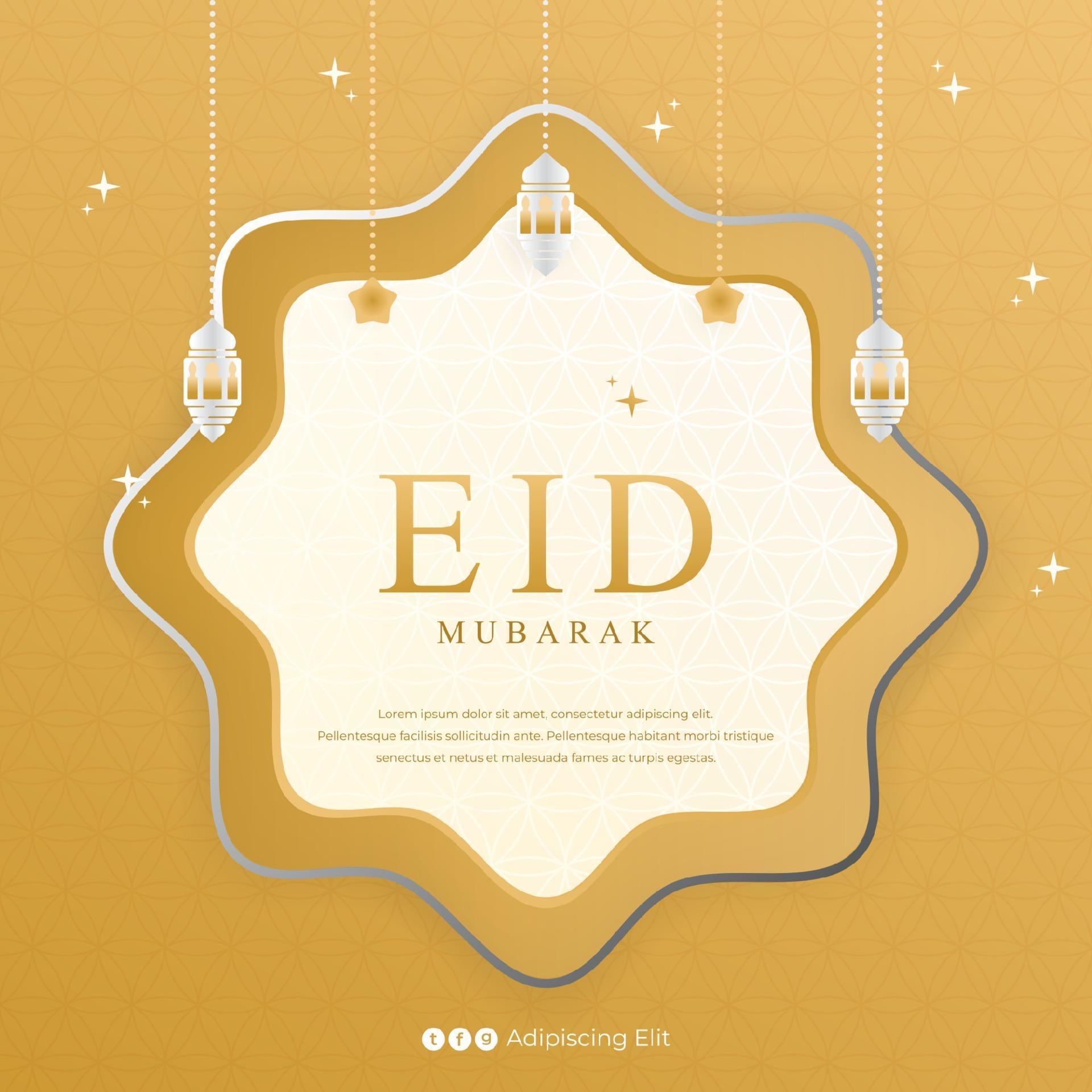 islamic greetings card 3361856 Vector Art at Vecteezy