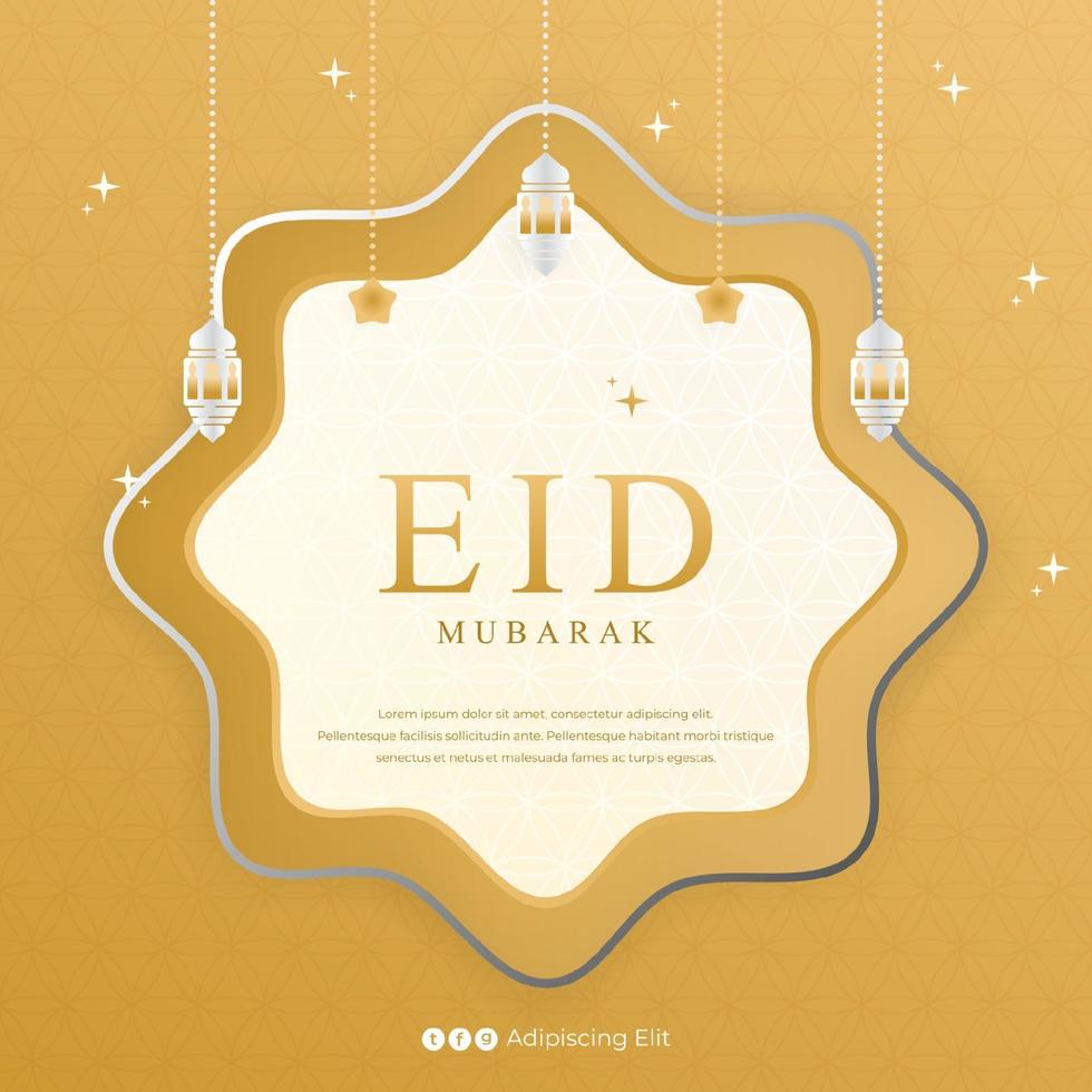 islamic greetings card vector