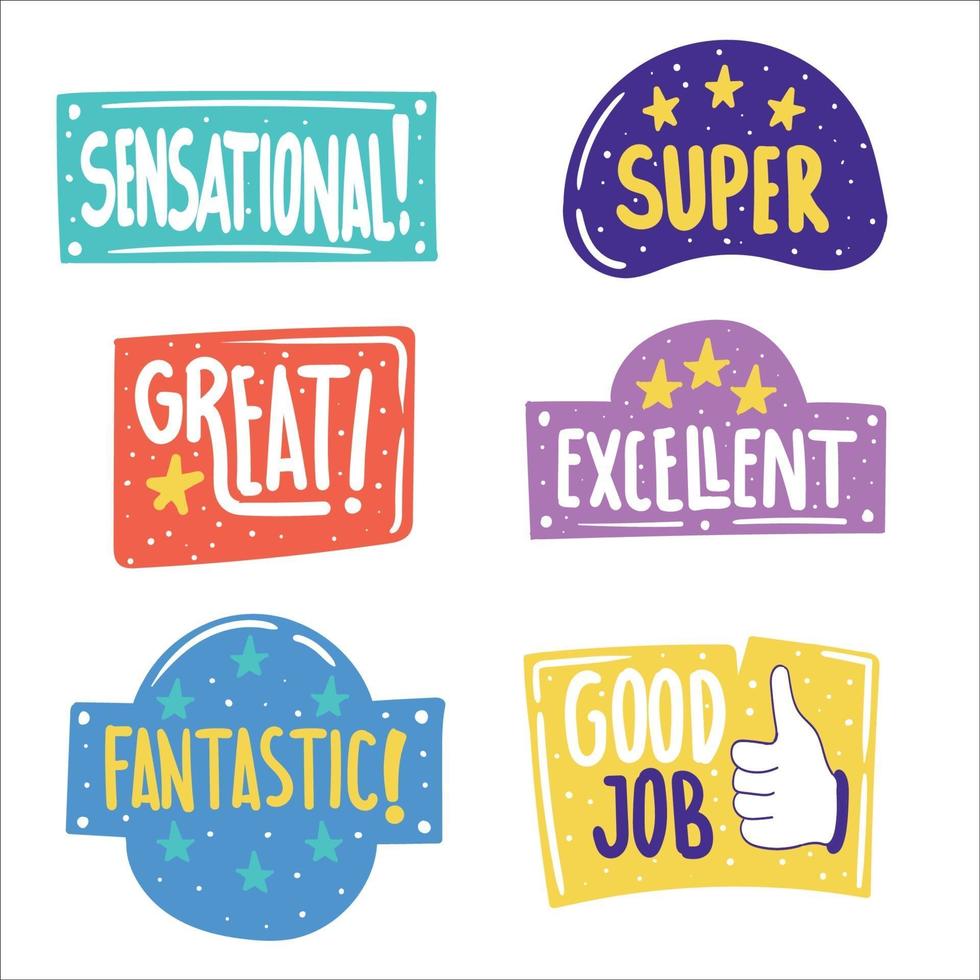 Hand drawn bubble chat collection vector