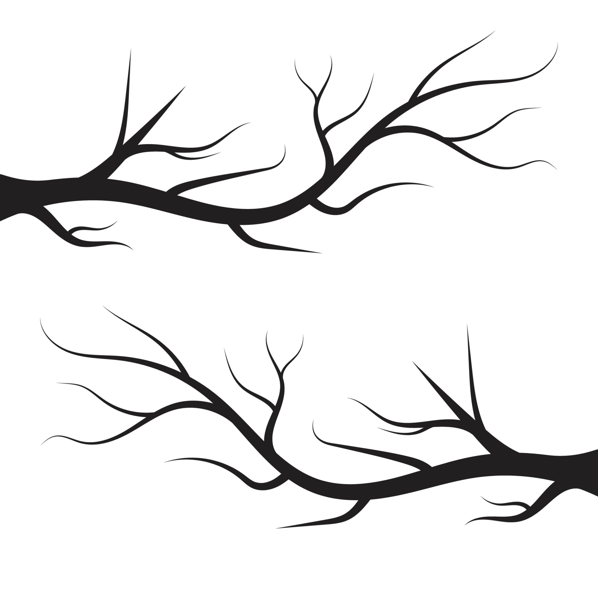 branch tree vector illustration summer clipart autumn clipart nature