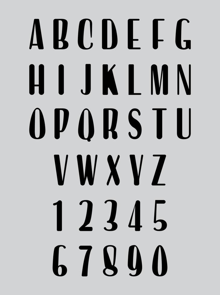 Character English ABC 3D number vector