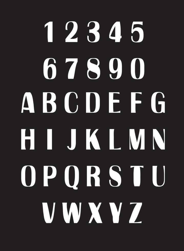 Character English ABC 3D number vector