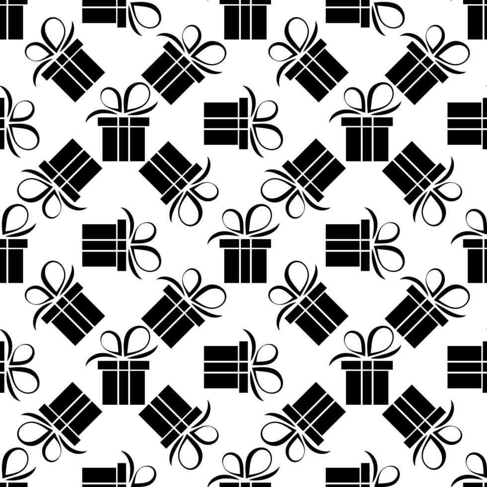 gift box pattern vector