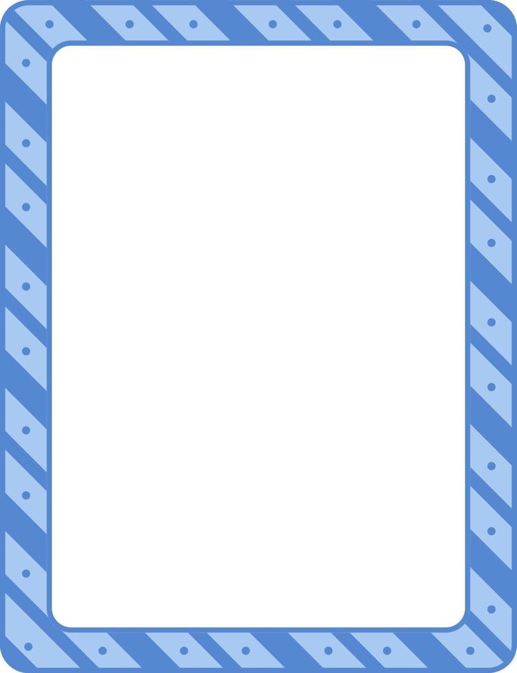 Plantilla de banner de marco de rayas diagonales vacías vector