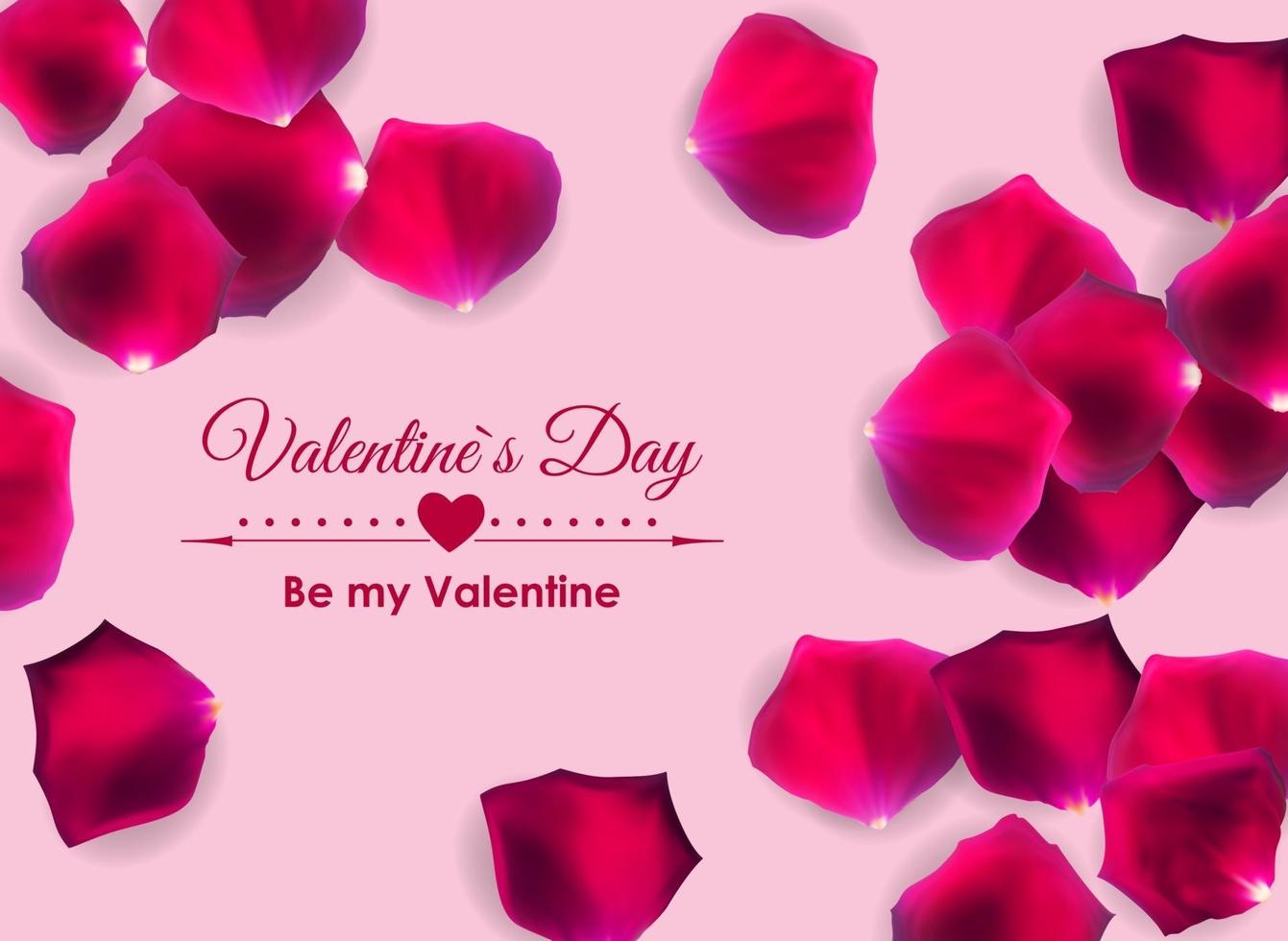 Valentine's Day Love and Feelings Background Design. vector