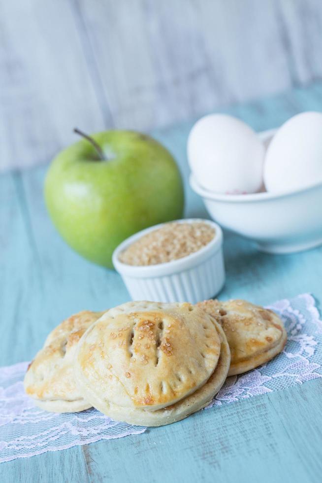 Small Apple Hand Pies With Raw Sugar and Eggs photo