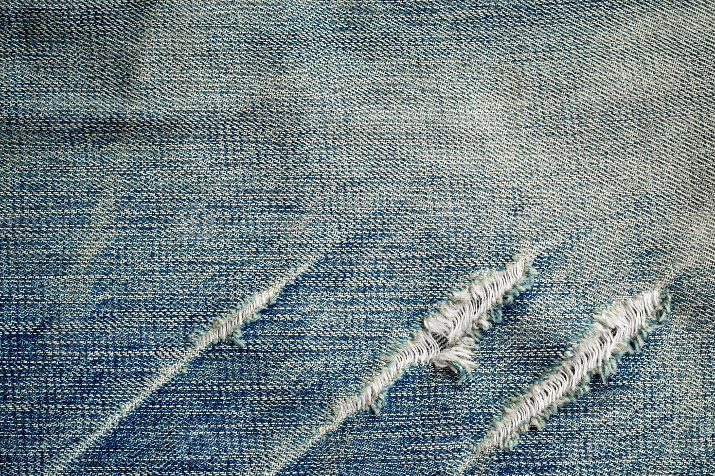 la textura del grunge estilo blue jeans foto