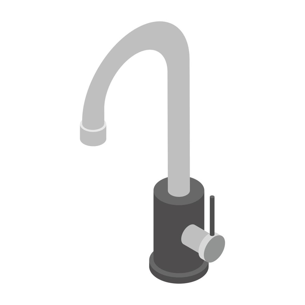 Trendy Faucet Elements vector