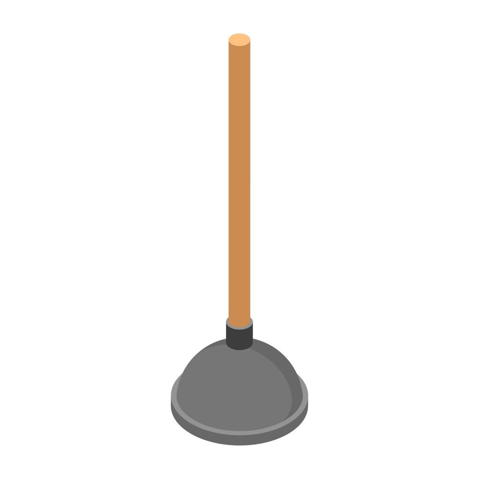 Trendy Plunger Concepts vector