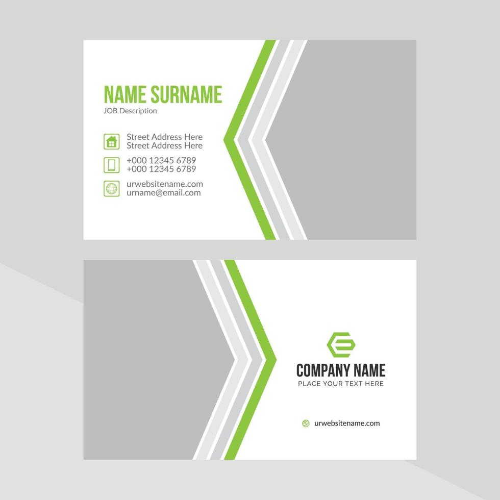 Free Business Card Template design vector