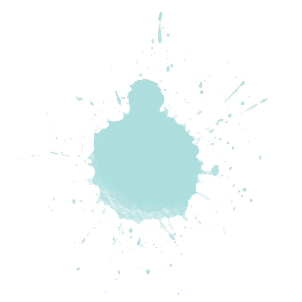 blue vecyor watercolor smudge, splash vector