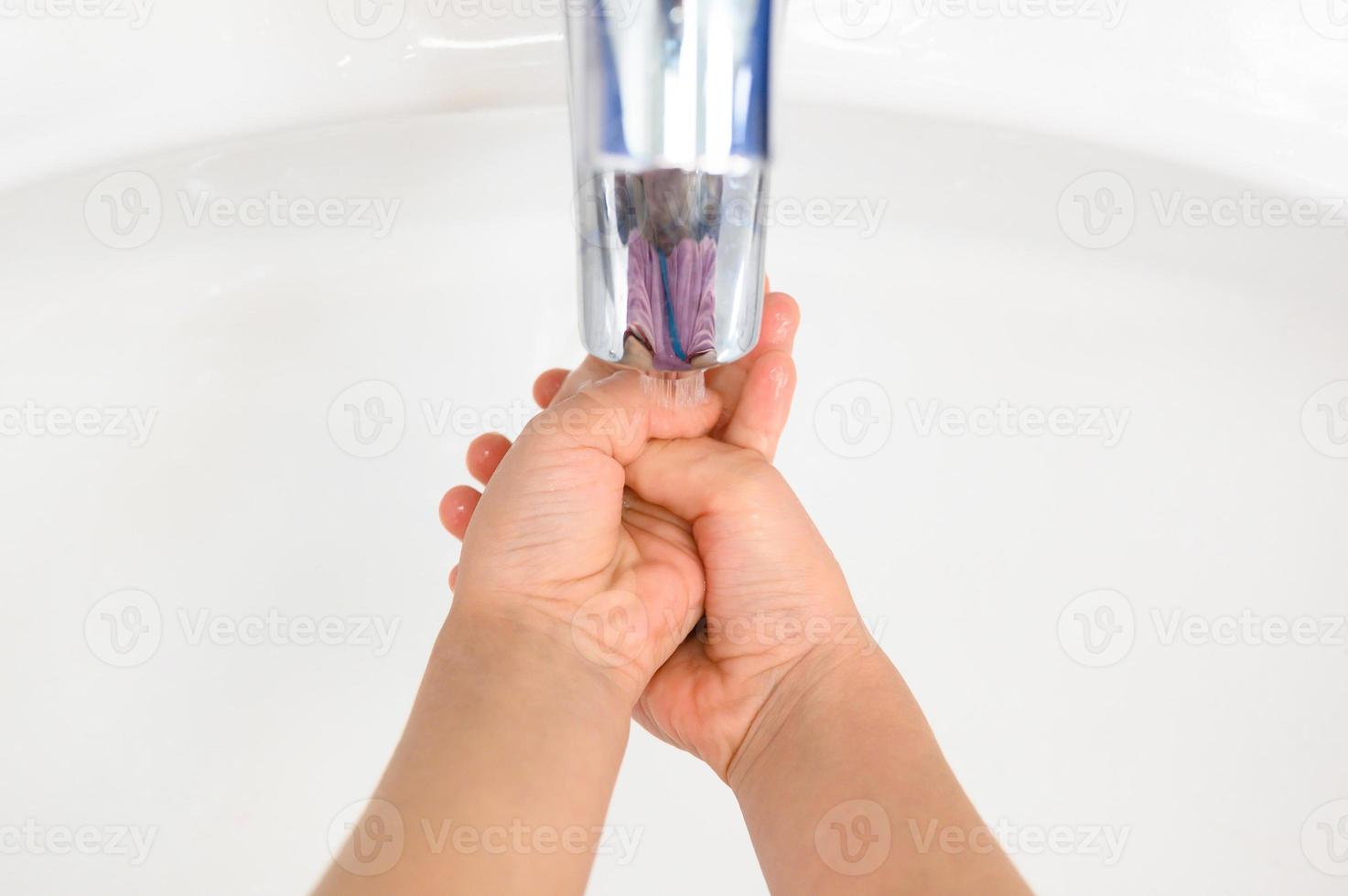 Bath bubble care kid photo