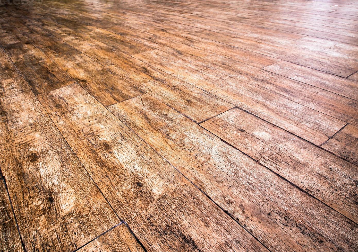 Texture on surface of wooden floor photo
