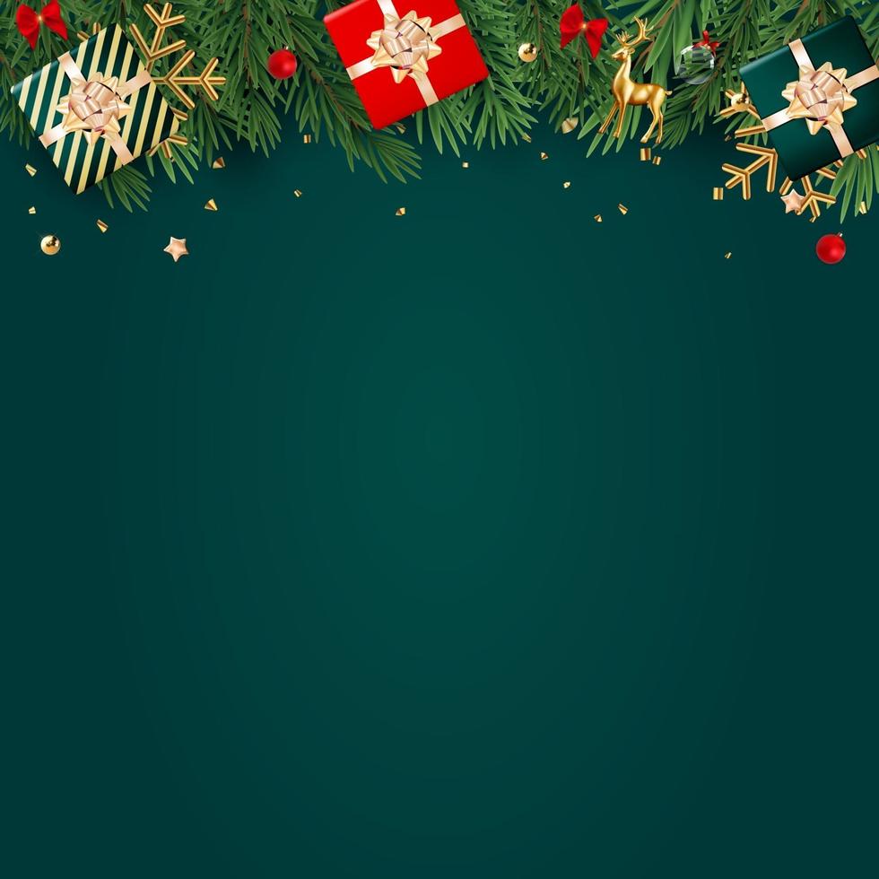 Christmas Holiday Party Background. Happy New Year and Merry Christmas vector