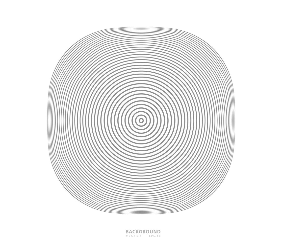 Concentric circle elements. Element for graphic vector