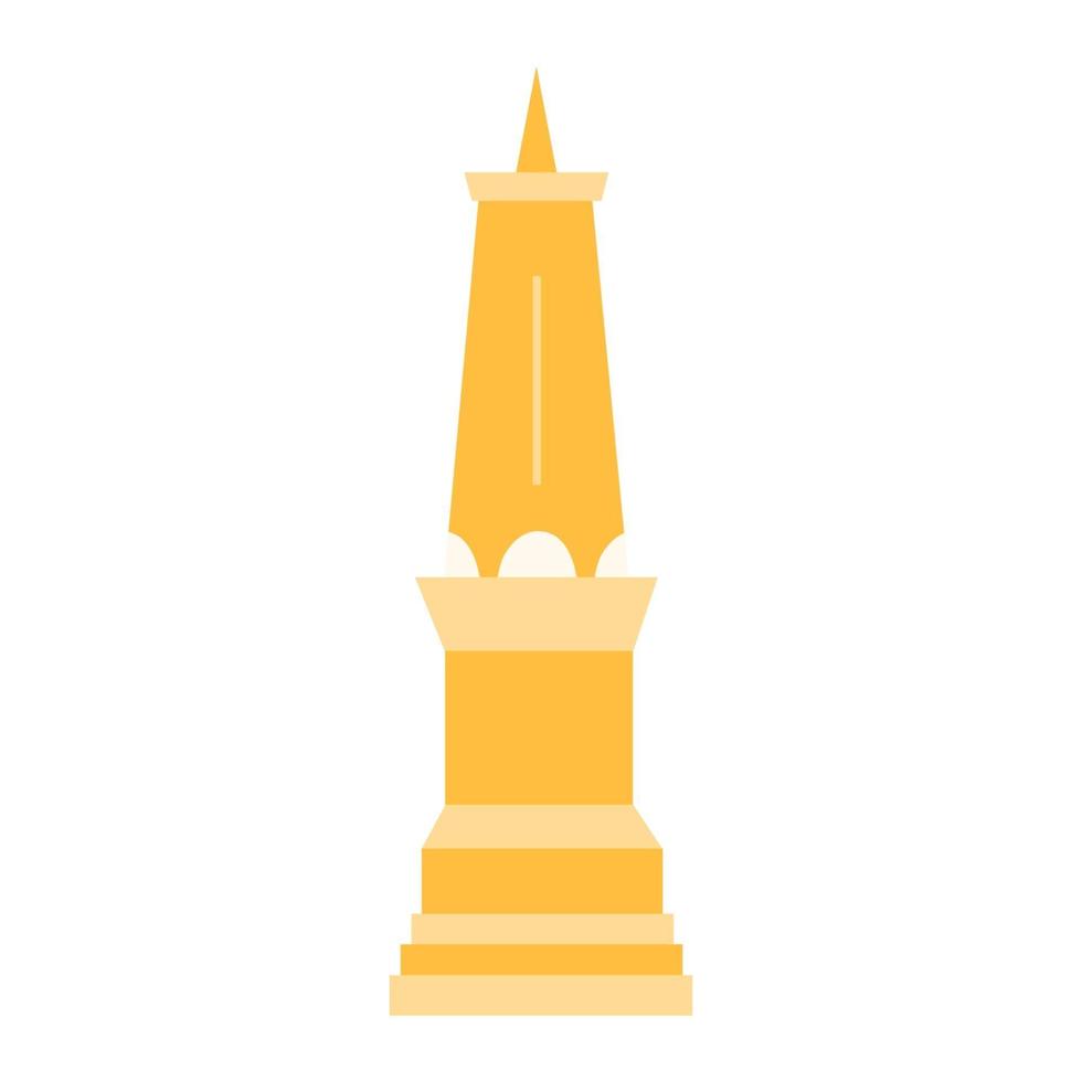 yogjakarta landmark icon vector